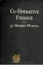 CO-OPERATIVE FINANCE（1912 PDF版）