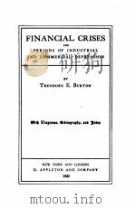 FINANCIAL CRISES（1922 PDF版）