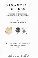 FINANCIAL CRISES VOLUME 11（1922 PDF版）