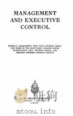 THE SHAW BANKING SERIES MANAGEMENT AND EXECUTIVE CONTROL   1919  PDF电子版封面     