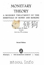 MONETARY THEORY SECOND EDITION（1946 PDF版）