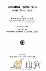 BANKING PRINCIPLES AND PRACTICE VOLUME 4（1921 PDF版）