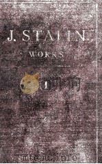 J.V.STALIN WORKS VOLUME 1 1901-1907   1954  PDF电子版封面     