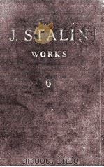 J.V.STALIN WORKS VOLUME 6 1924   1953  PDF电子版封面     