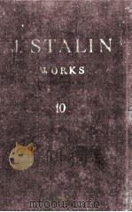 J.V.STALIN WORKS VOLUME 10 1927   1954  PDF电子版封面     