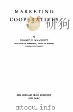 MARKETING COOPERATIVES（1940 PDF版）