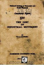 THE COST OF INDUSTRIAL MOVEMENT（1952 PDF版）