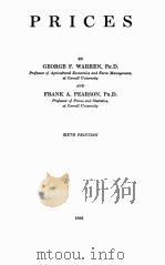 PRICES SIXTH PRINTING   1933  PDF电子版封面    GEORGE F. WARREN AND FRANK A. 
