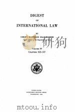 DIGEST OF INTERNATIONAL LAW VOLUME IV   1942  PDF电子版封面     