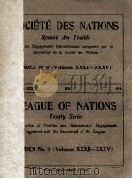 LEAGUE OF NATIONS TREATY SERIES VOLUME XXXV NUMBER 4   1925  PDF电子版封面     
