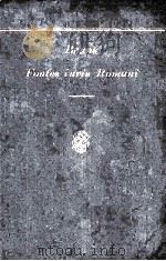 FONTES IURIS ROMANI ANTIQUI     PDF电子版封面    CAROLUS GEORGIUS BRUNS 