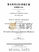 BASILICORUM LIBRI LX POST ANNIBALIS FABROTI CURAS OPE CODD TOM. II   1940  PDF电子版封面     