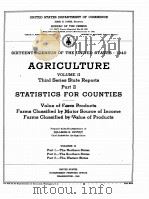 AGRICULTURE 1940 VOLUME II PART 2   1942  PDF电子版封面     