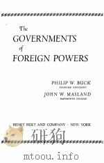 THE GOVERNMENTS OF FOREIGN POWERS（1948 PDF版）