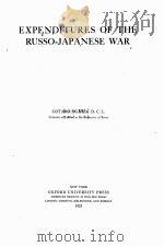 EXPENDITURES OF THE RUSSO-JAPANESE WAR   1923  PDF电子版封面    GOTARO OGAWA 