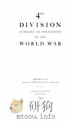 4TH DIVISION SUMMARY OF OPERATIONS IN THE WORLD WAR（1944 PDF版）
