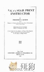 THE FINGER PRINT INSTRUCTOR（1927 PDF版）