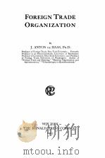 FOREIGN TRADE ORGANIZATION（1923 PDF版）