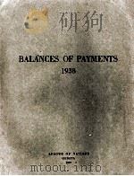 BALANCES OF PAYMENTS 1938   1939  PDF电子版封面     