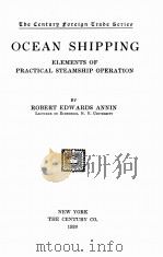 OCEAN SHIPPING   1920  PDF电子版封面     