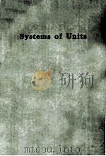 SYSTEMS OF UNITS（1959 PDF版）