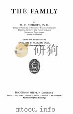 THE FAMILY   1934  PDF电子版封面    M.F. NIMKOFF 