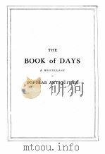 THE BOOK OF DAYS VOLUME II（ PDF版）