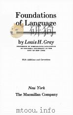 FOUNDATIONS OF LANGUAGE（1939 PDF版）