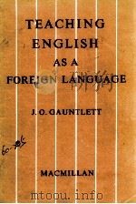 Teaching English as a Foreign Language   1957  PDF电子版封面     