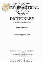 FUNK AND WAGNALLS NEW PRACTICAL STANDARD DICTIONARY OF THE ENGLISH LANGUAGE（1962 PDF版）