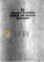HARRAP‘S STANDARD FRENCH AND ENGLISH DICTIONARY PART TWO ENGLISH-FRENCH   1939  PDF电子版封面    J.E. MANSION 