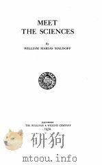 MEET THE SCIENCES（1932 PDF版）