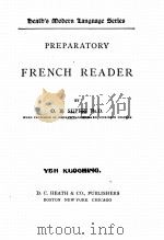 PREPARATORY FRENCH READER   1888  PDF电子版封面    O.B. SUPER 