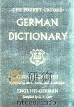 THE POCKET OXFORD GERMAN DICTIONARY SECOND EDITION（1962 PDF版）