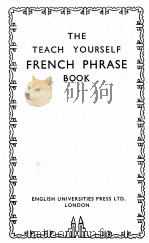 THE TEACH YOURSELF FRENCH PHRASE BOOK     PDF电子版封面     