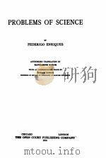 PROBLEMS OF SCIENCE   1914  PDF电子版封面    FEDERIGO ENRIQUES 