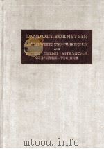 LANDOLT-BORNSTEIN BAND IV TECHNIK TEIL 2 STOFFWERTE UND VERHALTEN VON METALLISCHEN WERKSTOFFEN   1963  PDF电子版封面    ARNOLD EUCKEN 
