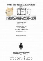 LANDOLT-BORNSTEIN BAND I ATOM-UND MOLEKULARPHYSIK TEIL 4 KRISTALLE   1955  PDF电子版封面     