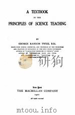 A TEXTBOOK IN THE PRINCIPLES OF SCIENCE TEACHING（1921 PDF版）