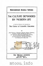 THE CULTURE DEMANDED BY MODERN LIFE   1867  PDF电子版封面    E.L. YOUMANS 