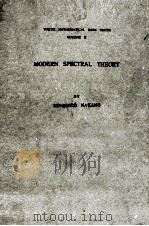 MODERN SPECTRAL THEORY VOLUME II   1950  PDF电子版封面     