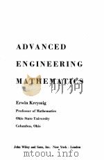 ADVANCED ENGINEERING MATHEMATICS（1962 PDF版）