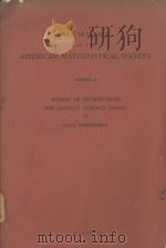 MEMOIRS OF THE AMERICAN MATHEMATICAL SOCIETY NUMBER 21     PDF电子版封面     