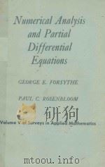 NUMERICAL ANALYSIS AND PARTIAL DIFFERENTIAL EQUATIONS（ PDF版）
