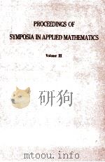 PROCEEDINGS OF SYMPOSIA IN APPLIED MATHEMATICS VOLUME III ELASTICITY   1950  PDF电子版封面     