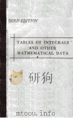 TABLES OF INTEGRALS AND OTHER MATHEMATICAL DATA THIRD EDITION（1957 PDF版）