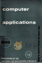 COMPUTER APPLICATIONS 1960（1961 PDF版）
