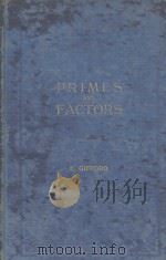 PRIMES AND FACTORS   1931  PDF电子版封面    EMMA GIFFORD 
