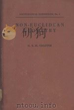 NON-EUCLIDEAN GEOMETRY SECOND EDITION   1947  PDF电子版封面    H.S.M. COXETER 