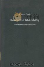 KONFORME ABBILDUNG ZWEITE NEUBEARBEITETE AUFLAGE   1964  PDF电子版封面    ALBERT BETZ 